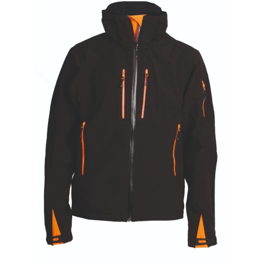 Tracker 7090 Kontrastfarget Extreme Pro Shell, svart/oransje, 1 stk., STK-709017 XXXL