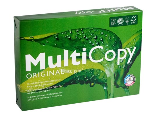 Printerpapir MultiCopy Original A4 80g hvid - med 4 huller - 500 ark