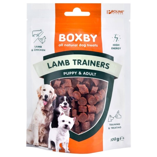 Boxby Snacks Til Spesialpris! Lamb Trainers (100 G)