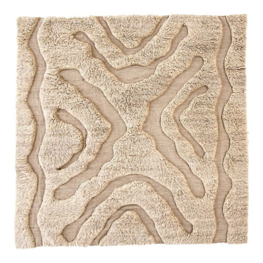 Vind Trondheim x Josefine Lustig Teppe 400x400 - Beige/hvit 1744325-01-0 1744329-01-549
