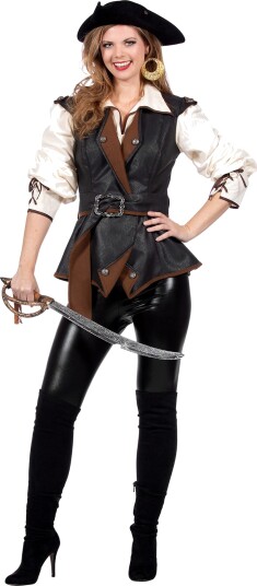 Wilbers & Wilbers Piratjakke Deluxe Dame Kostyme 44 320471-H-044