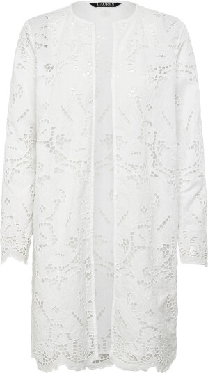 Lauren Ralph Lauren Paisley Cutout Emb Wvn Blazer/Sport White M