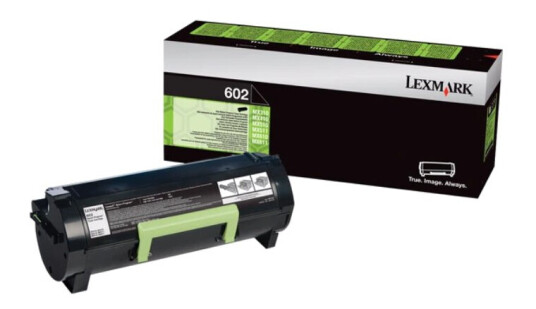 Lexmark 602 BK Toner - 60F2000 Original - Svart 2500 sider Lexmark 602 BK Toner - 60F2000 Original - Svart 2500 sider