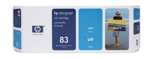 HP C4941A HP 83 Blekkpatron cyan HP C4941A HP 83 Blekkpatron cyan