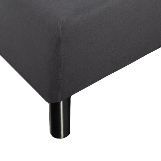 Borås Cotton Cloud boks laken 90x200 Grå / Antrasitt
