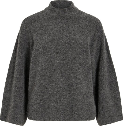 ROUGE EDIT Roualma L/S Mock Neck Knit   Grey   XL