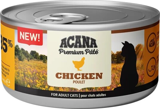 Acana Cat Wet Chicken 85G 8 Pakning Acana Cat Wet Chicken 85G 8 Pakning