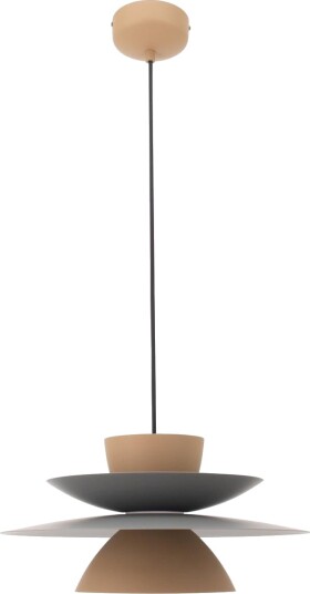Vireli takpendel 40 cm 12W 2700 Kelvin Dimbar Brun / Grå