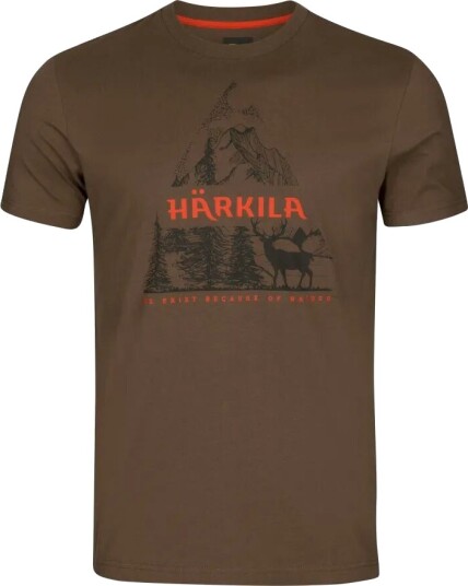 Härkila Men"s Härkila Nature Shortsleeve T-shirt Slate Black XXL