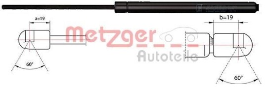 Baklukedemper METZGER 2110484 Baklukedemper METZGER 2110484