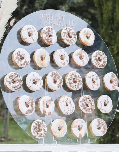 Donut Smultringstativ i Akryl 63x65 cm Pampas
