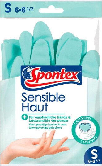 Spontex Lateksfrie Husholdningshansker Str. S Spontex Lateksfrie Husholdningshansker Str. S