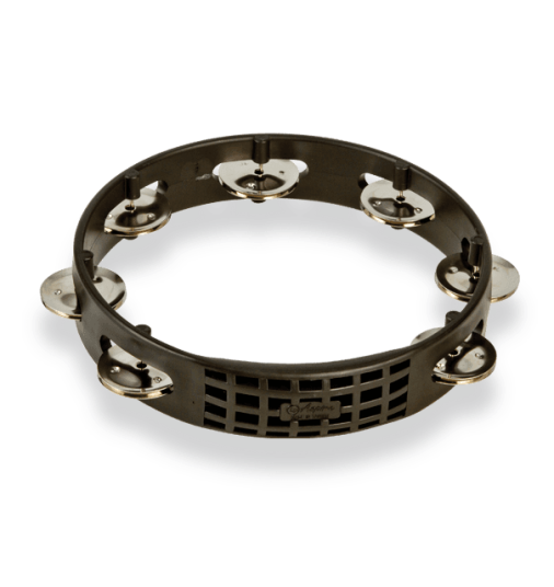 LP 8 "Aspire Tambourine enkelt rad Svart LP 8 "Aspire Tambourine enkelt rad Svart