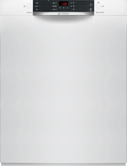 Bosch Serie 2 Underbygget Oppvaskmaskin med Aqua Stop Hvit SMU26AW11S