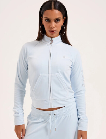 Juicy Couture Leiu Funnel Neck Tracktop - Blue - M