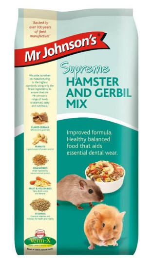Mr.Johnson Mr.J Supreme Hamster & Gerbil 15Kg (815-230) Mr.Johnson Mr.J Supreme Hamster & Gerbil 15Kg (815-230)