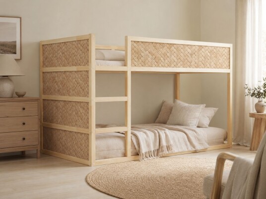 Selvklebende Klistremerker   for Ikea KURA seng / Bambusmønster