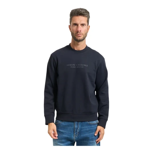 Armani Exchange Herre Gensere & Hettegensere Blå S