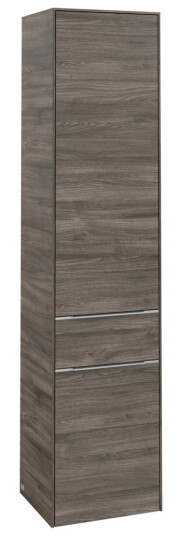 VILLEROY & BOCH SUBWAY 3.0 HØYSKAP 40X171 VENSTRE 2 DØRER & SKUFF STONE OAK HÅNDTAK I KROM VILLEROY & BOCH SUBWAY 3.0 HØYSKAP 40X171 VENSTRE 2 DØRER & SKUFF STONE OAK HÅNDTAK I KROM