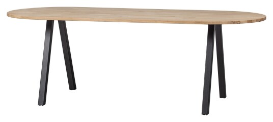 Woood Tablo Ovalt Spisebord - Eik/V-ben, 220x90 Woood Tablo Ovalt Spisebord - Eik/V-ben, 220x90