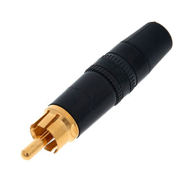 Rean Neutrik NYS 373-0 Cinchstecker schwarz Rean Neutrik NYS 373-0 Cinchstecker schwarz