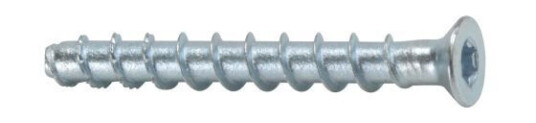 Heco Multi-Monti 9605953 Betongskrue MULTI-MONTI MMS+KS, LITE HODE 5/5 x 40 mm, forsinket, 25-pakning