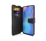 ITSKINS Wallet Book - Lommebok for mobiltelefon - økolær - svart - for Huawei P20 lite