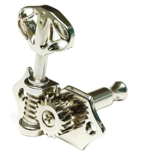 Graph Tech Prn-3411-N0 Ratio Acoustic Guitar Machine Heads 3+3 - Nickel