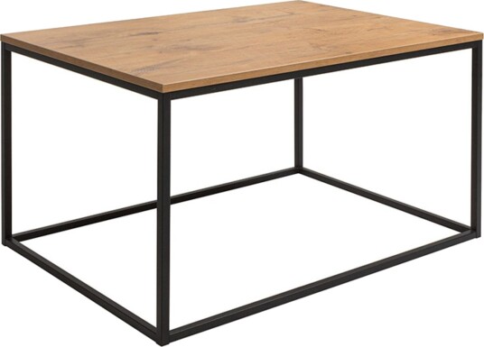 Illaso Sofabord 100 cm - Eikefarge/Svart