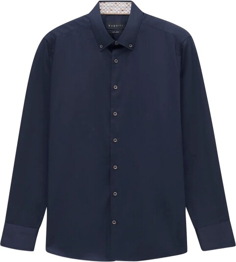 Bugatti Casual Shirt 1/1 Sleeve NAVY BLUE M Bugatti Casual Shirt 1/1 Sleeve NAVY BLUE M