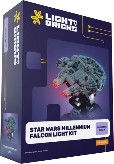 Light My Bricks Star Wars Millenium Falcon lyssett