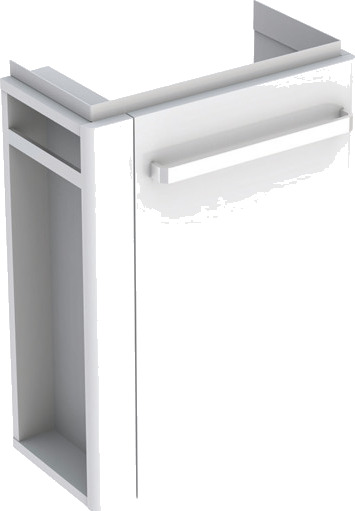 GEBERIT servantskap 448x252x604mm 1 dør/håndkleholder TV høy komprimering