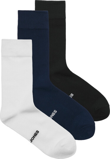 Jack & Jones Jaclouis Bamboo Sock 3 Pack Black ONE SIZE