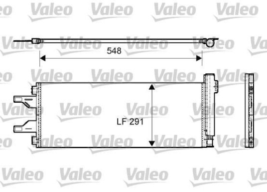 Kondensator VALEO 814069 Kondensator VALEO 814069