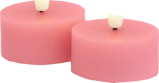 Sirius Sille LED telys batteri rosa