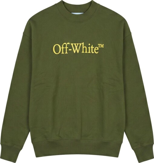 Off White Herre Gensere & Hettegensere Grønn 2XL,