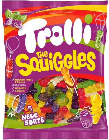1 kg Trolli The Squiggles   Vingummi med Fruktsmaker