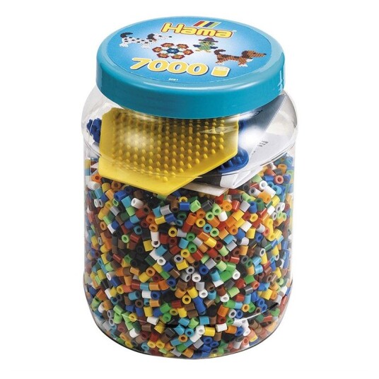 Hama Ironing Beads set in Pot 7000pcs.