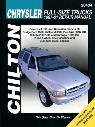 Dodge Pick-Ups 97-01 (Chilton) Av Haynes Publishing