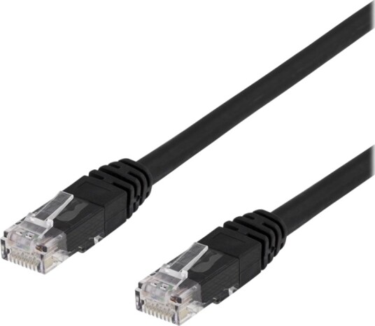 Deltaco U/Utp Cat6 Patchkabel Lszh 3M Svart