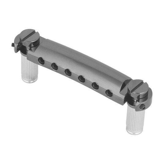 Tonepros T1z Bc - Metric Tailpiece Locking Stop Bar - Svart Chrome