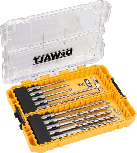 Dewalt DT70752-QZ 10 Deler SDS Plus Borsett til Elektroverktøy