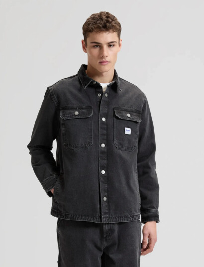 Lee Jeans Workwear Overshirt   Black   XXL x 00