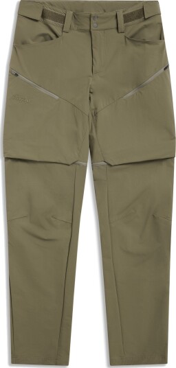 Bergans Convertible Zip Off Softshell Pants Women Green Mud 44 44