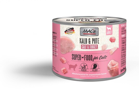Mac'S Kalv Og Kalkun 400G Våtfôr Mac'S Kalv Og Kalkun 400G Våtfôr