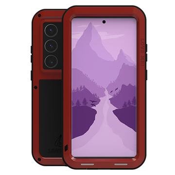 Samsung Galaxy S24 Ultra Love Mei Powerful Hybrid-deksel Rød