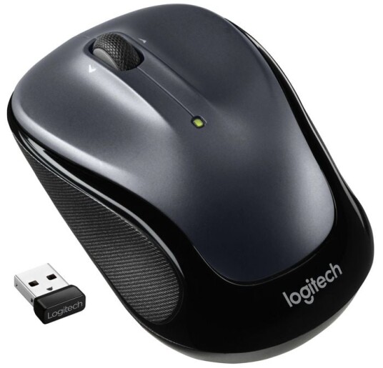 Logitech M325s Trådløs Mus med 5 Knapper og 1000 DPI Mørk Grå