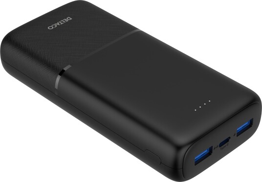 Deltaco Power bank 20 000 mAh, 2x USB-A 18 W, 1x USB-C PD 20 W Deltaco Power bank 20 000 mAh, 2x USB-A 18 W, 1x USB-C PD 20 W