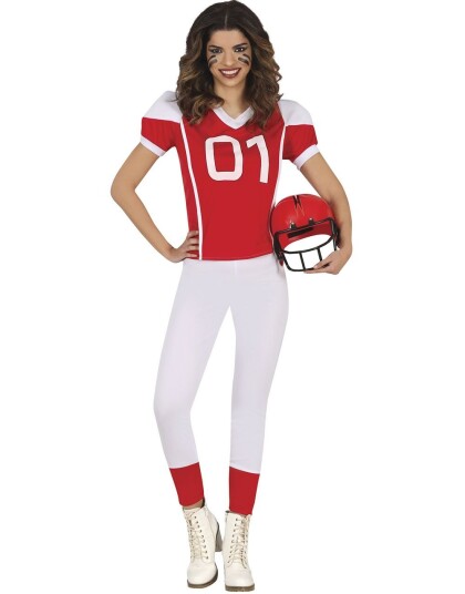 Quarterback Rugbyspiller Damekostyme M