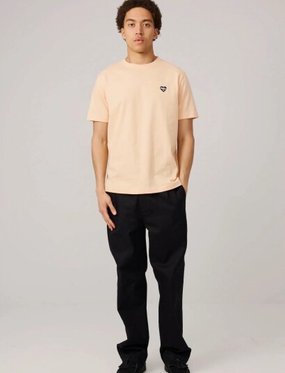 Makia Heart T Shirt   Beige   XL